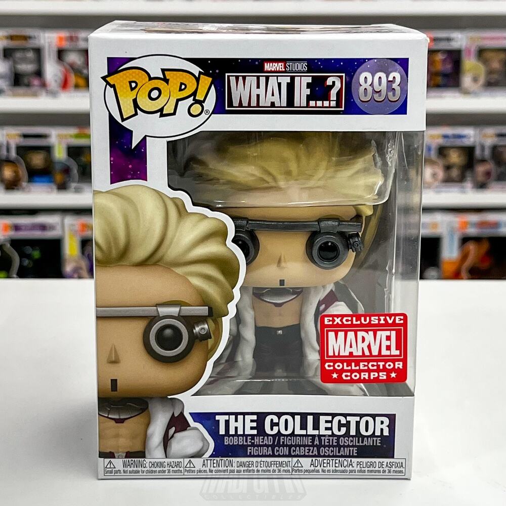 Funko Pop Marvel What If? The Collector 893 Exclusive Collector Corps Vinyl MCC